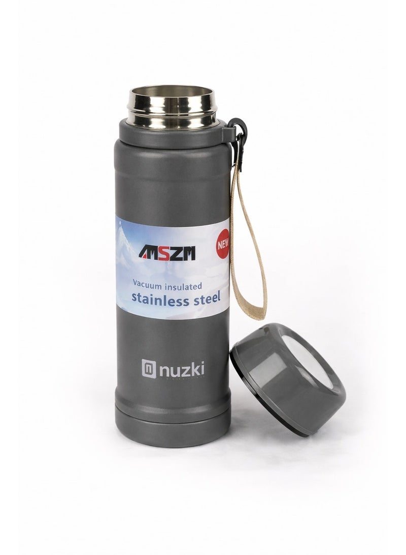 Nuzki Steel Vacuum Insulated Flask, Leak-proof, BPA-free Double Walled ,800 ml - Image 1